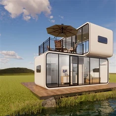 Kabina mobbli b'żewġ decked